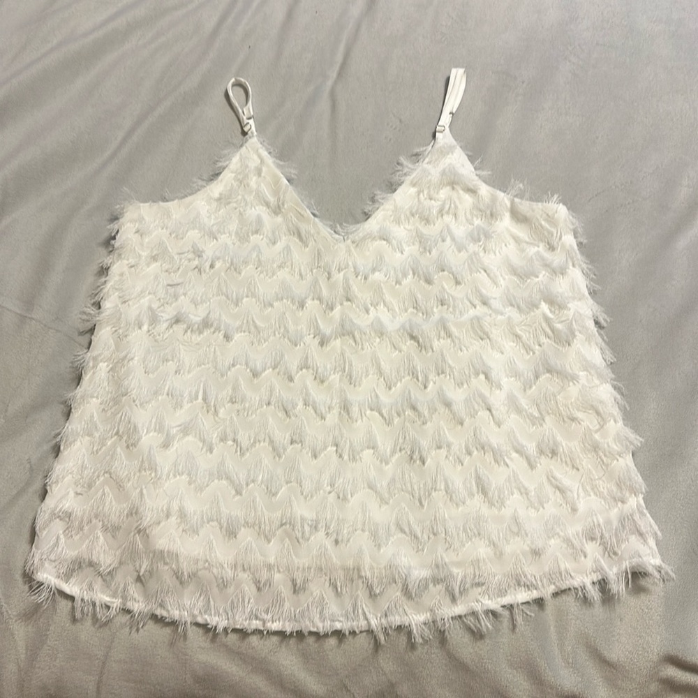 CUPSHE Fringe V-Neck Cami